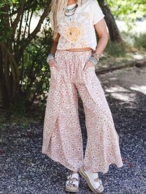 The Nest Stasia Printed Drawstring Tulip Pants